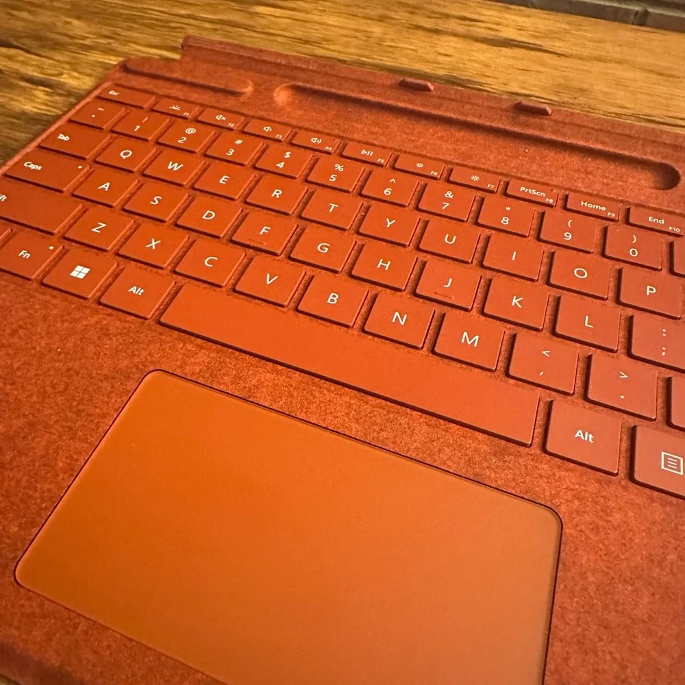 WOW POSHMARK - Authentic Microsoft Surface Pro Signature Keyboard in Poppy Red